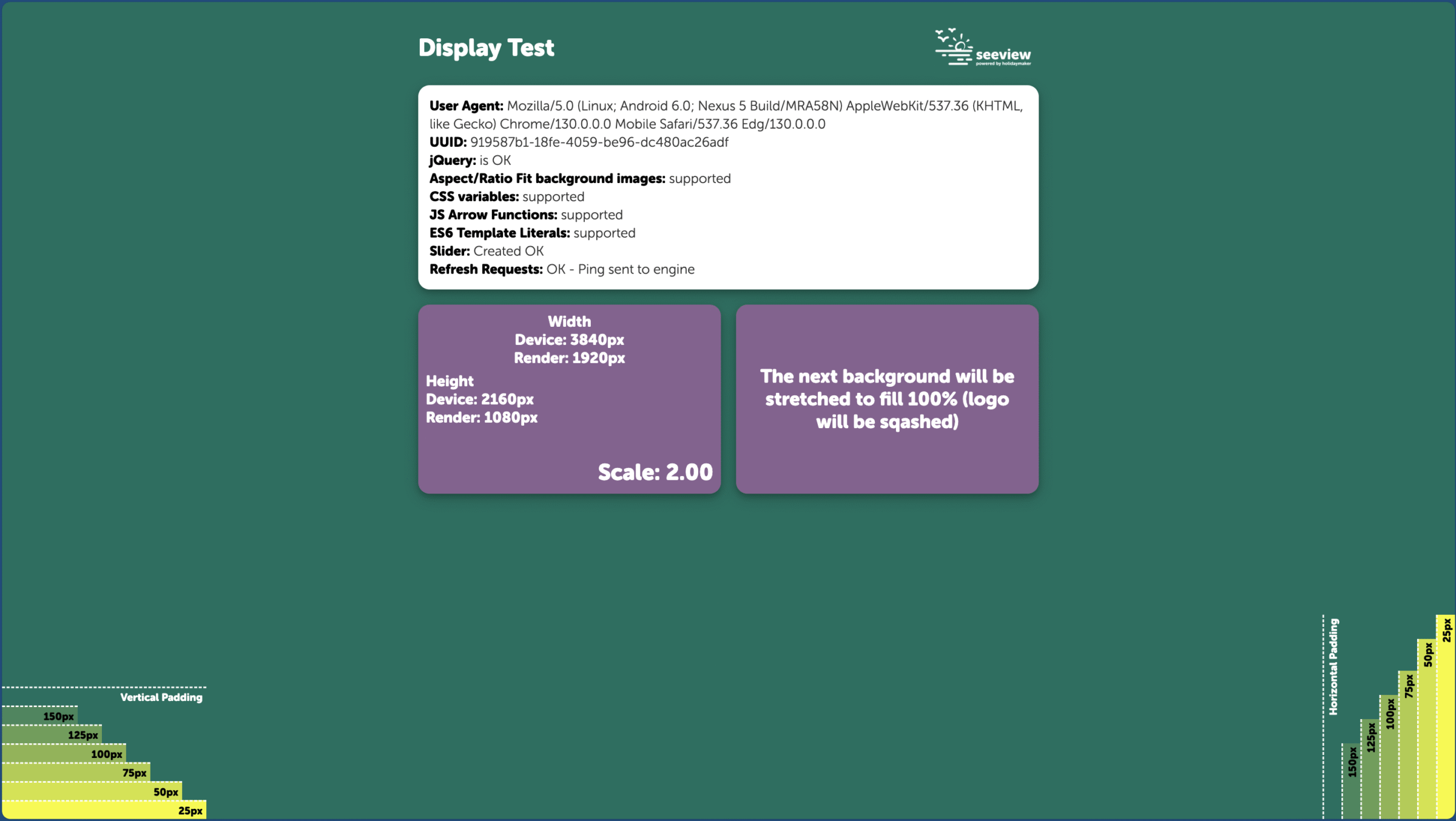 TV / Display Requirements