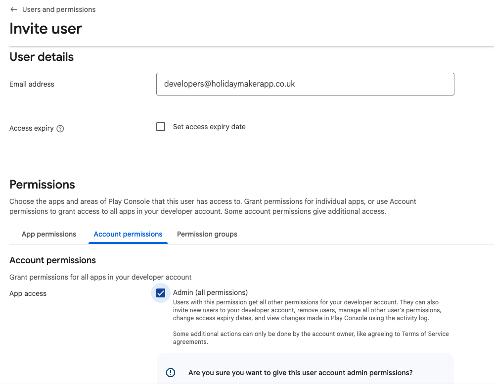Setting Up Your Own App Store Accounts