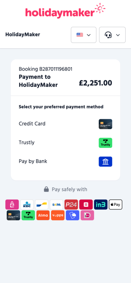 Booking Experts Checkout Flow