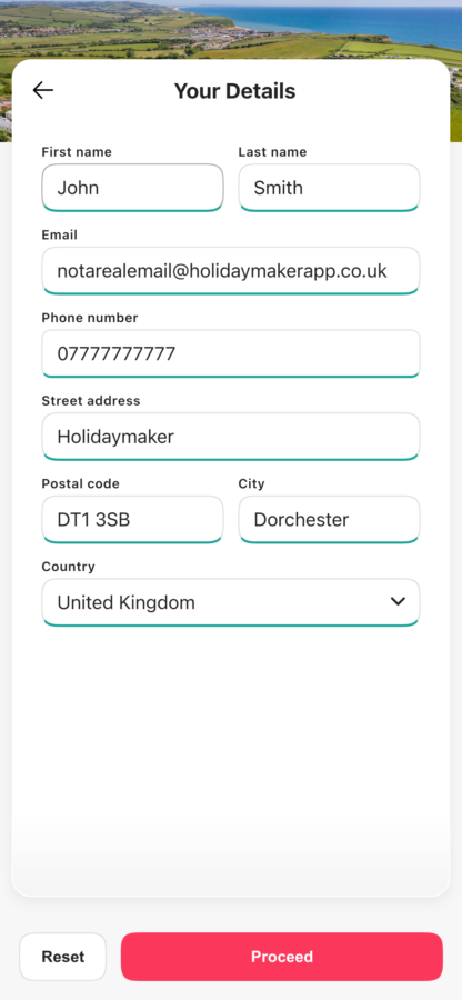 Booking Experts Checkout Flow
