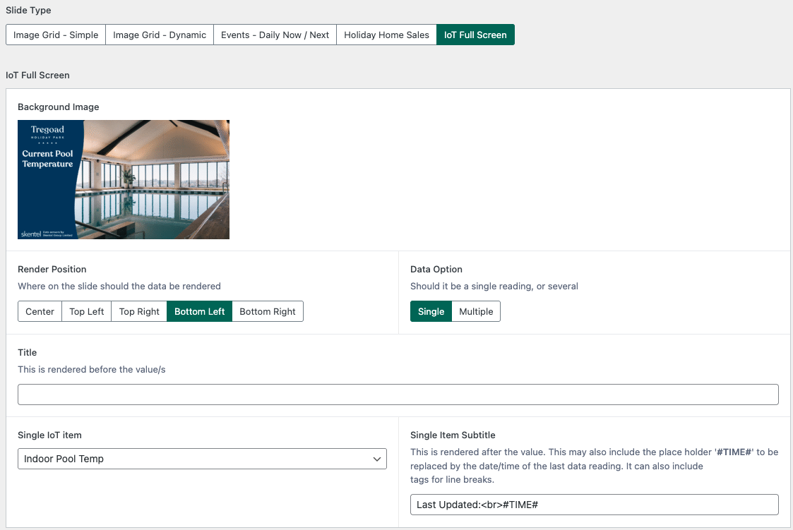 IoT Seeview Displays Setup and Rendering