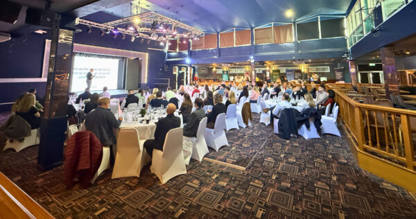 Ali Carmichael presenting to the room at XP Hospitality Devon 2026