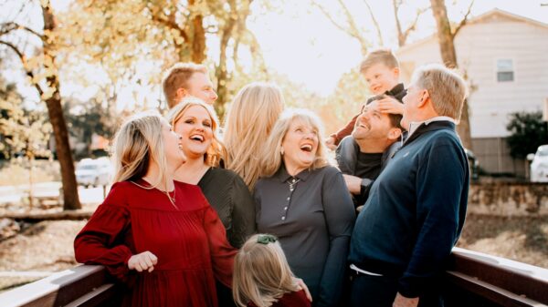 Group of friends together